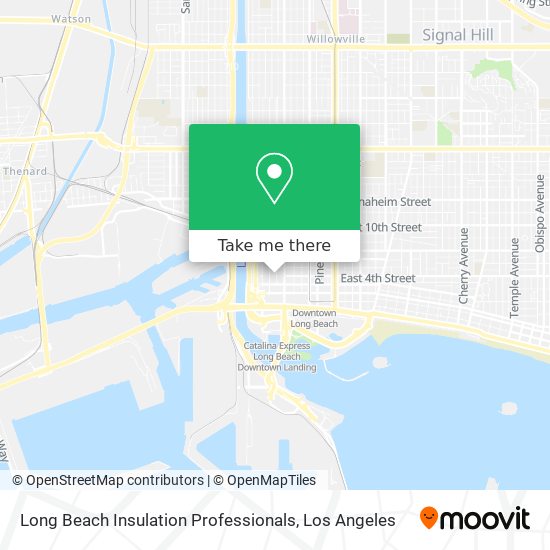 Long Beach Insulation Professionals map