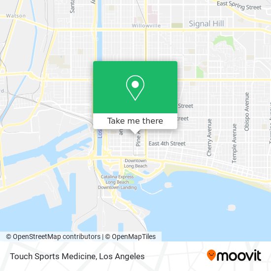 Mapa de Touch Sports Medicine