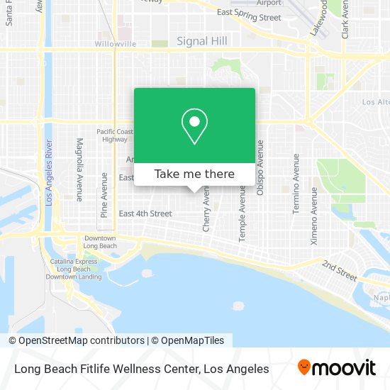 Mapa de Long Beach Fitlife Wellness Center