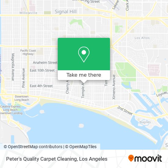 Peter's Quality Carpet Cleaning map