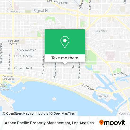 Aspen Pacific Property Management map