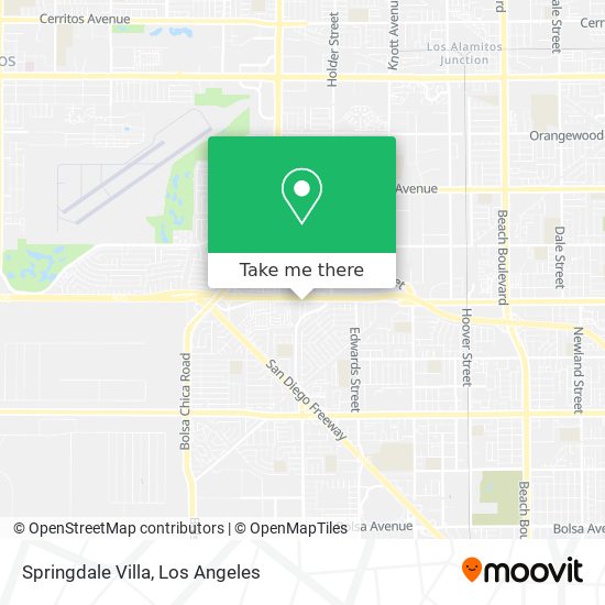 Springdale Villa map