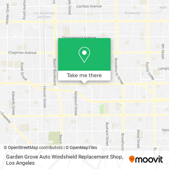 Mapa de Garden Grove Auto Windshield Replacement Shop