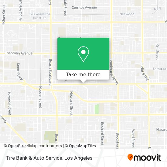 Tire Bank & Auto Service map