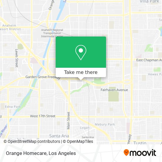 Orange Homecare map