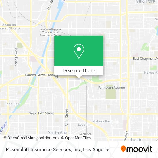 Mapa de Rosenblatt Insurance Services, Inc.