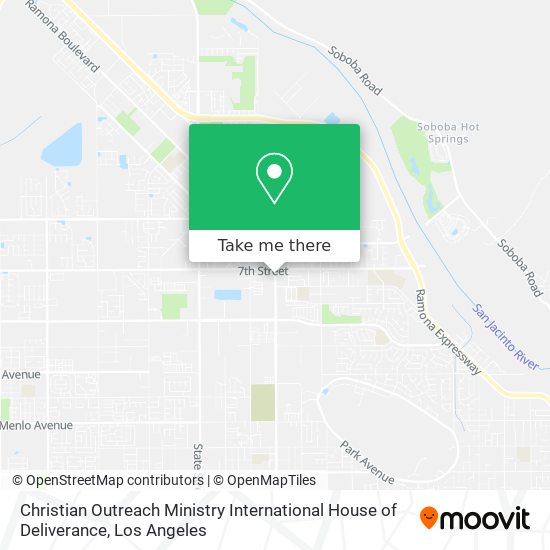 Mapa de Christian Outreach Ministry International House of Deliverance