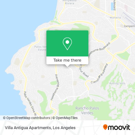 Mapa de Villa Antigua Apartments