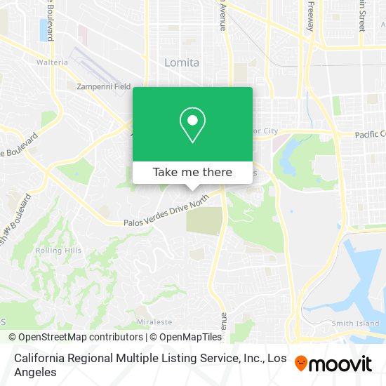 California Regional Multiple Listing Service, Inc. map