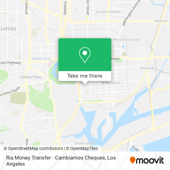 Ria Money Transfer - Cambiamos Cheques map