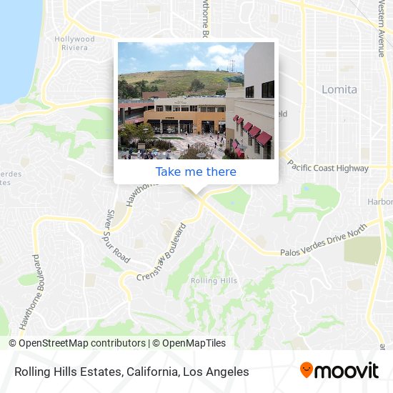 Rolling Hills Estates, California map