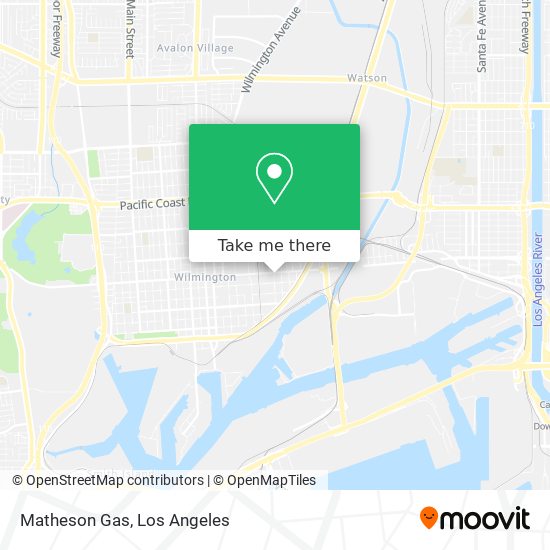 Matheson Gas map