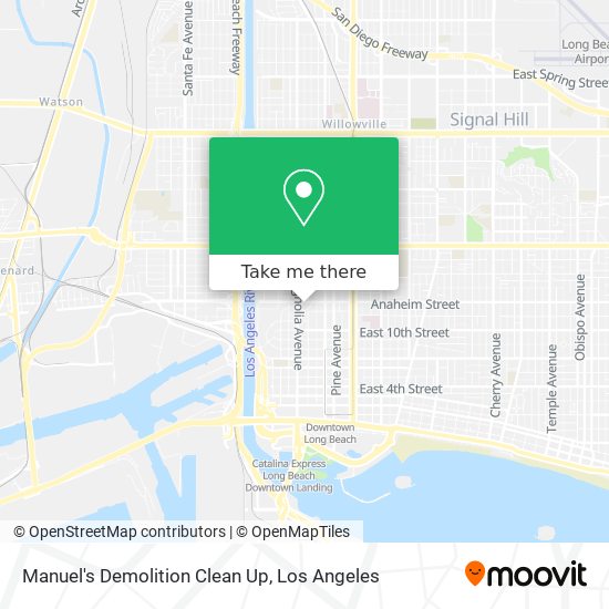 Manuel's Demolition Clean Up map
