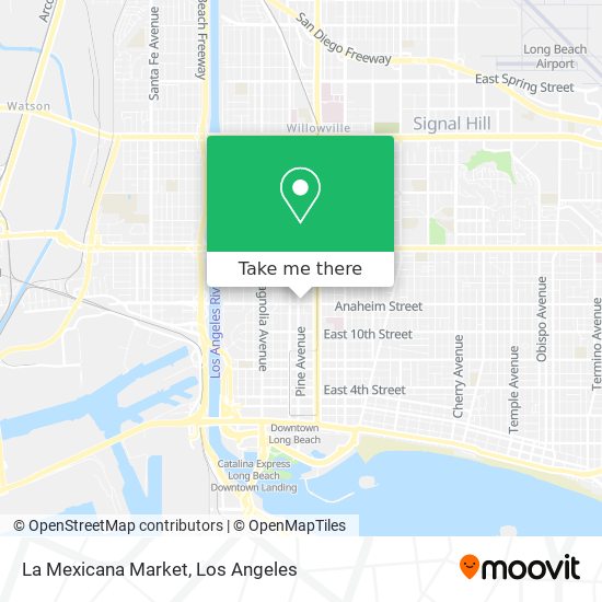 La Mexicana Market map