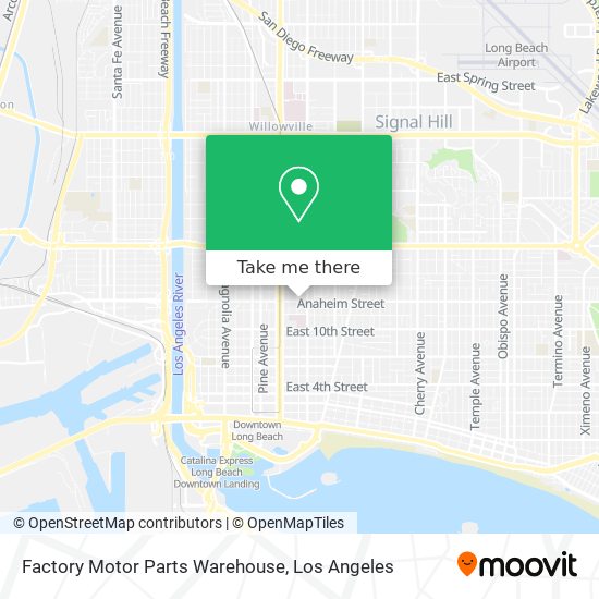 Mapa de Factory Motor Parts Warehouse