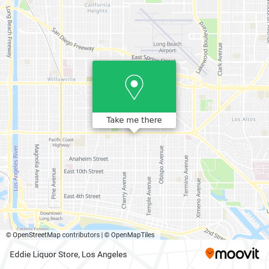 Mapa de Eddie Liquor Store