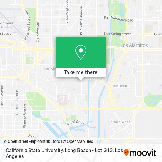 California State University, Long Beach - Lot G13 map