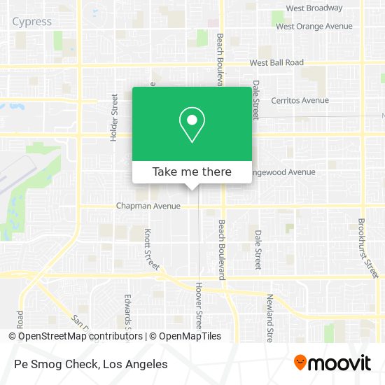 Mapa de Pe Smog Check