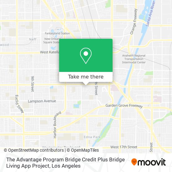 The Advantage Program Bridge Credit Plus Bridge Living App Project map