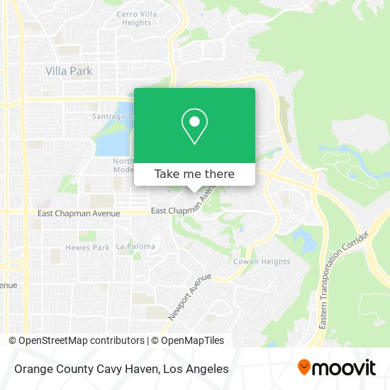 Orange County Cavy Haven map