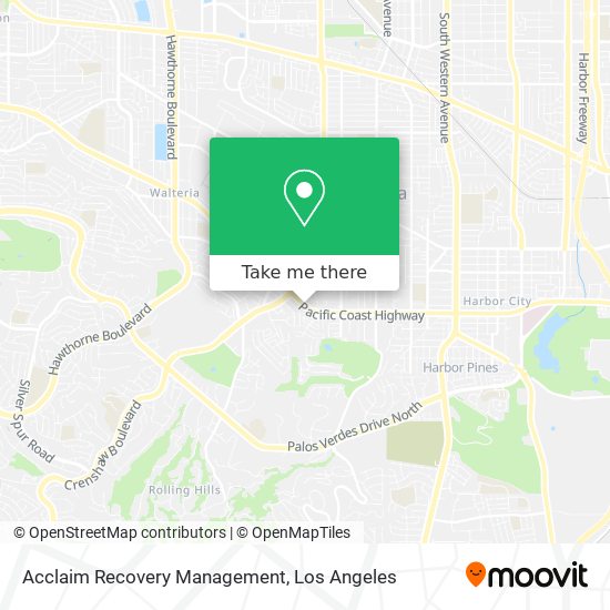 Mapa de Acclaim Recovery Management