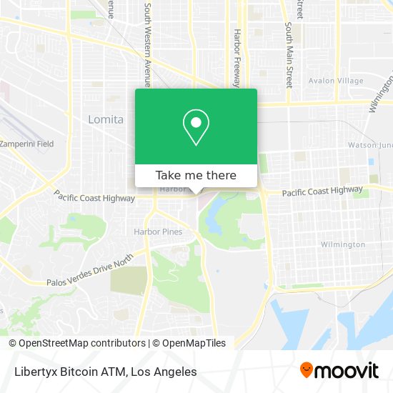 Mapa de Libertyx Bitcoin ATM