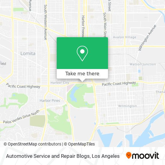 Mapa de Automotive Service and Repair Blogs
