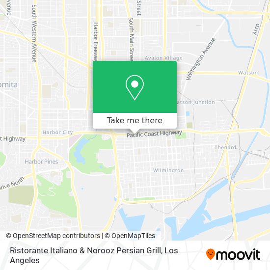 Mapa de Ristorante Italiano & Norooz Persian Grill