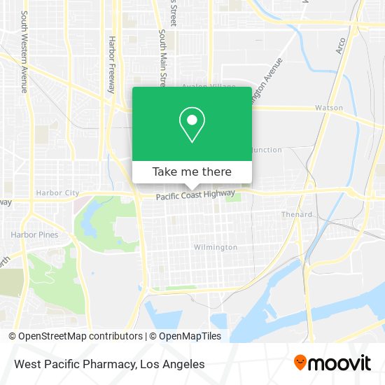 Mapa de West Pacific Pharmacy