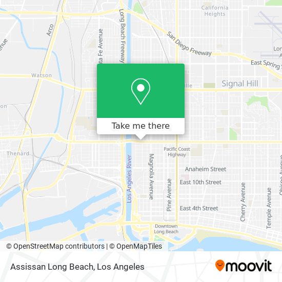 Assissan Long Beach map