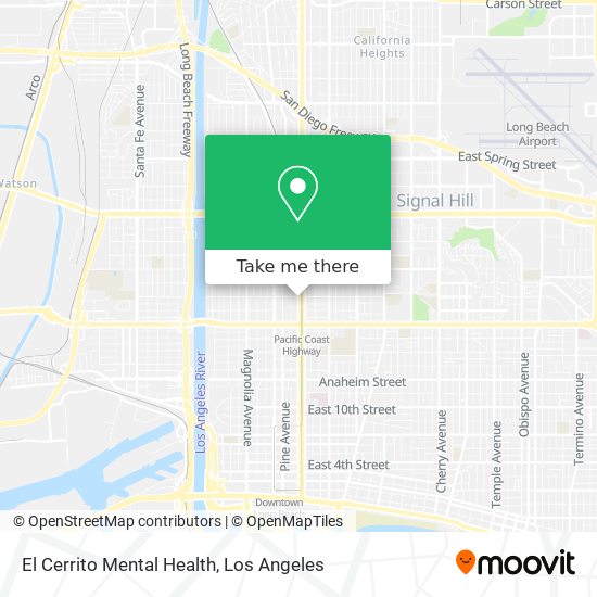 El Cerrito Mental Health map