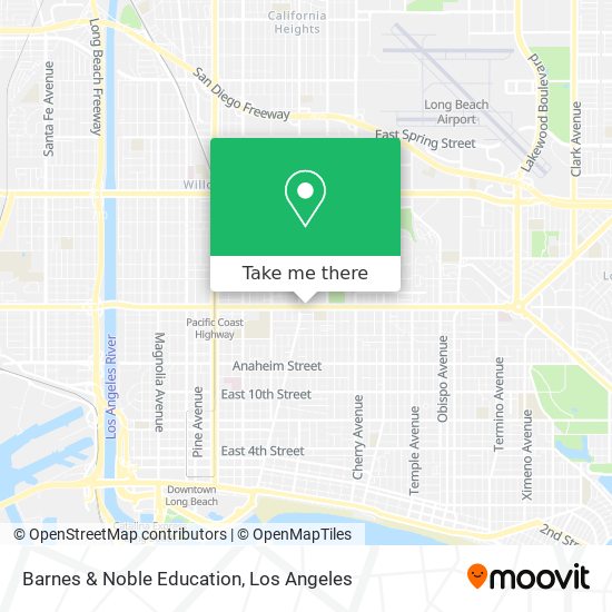 Mapa de Barnes & Noble Education