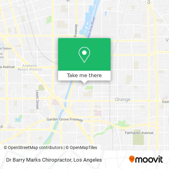 Dr Barry Marks Chiropractor map