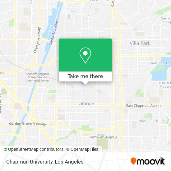 Chapman University map