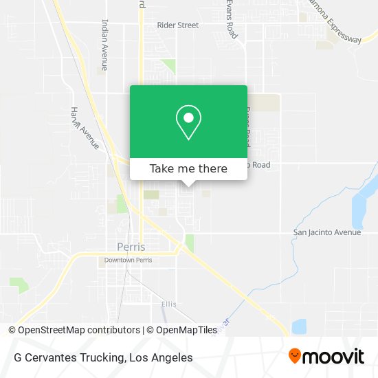Mapa de G Cervantes Trucking