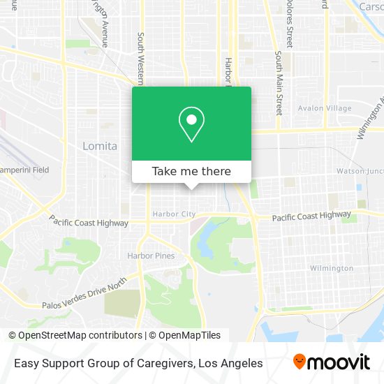 Easy Support Group of Caregivers map