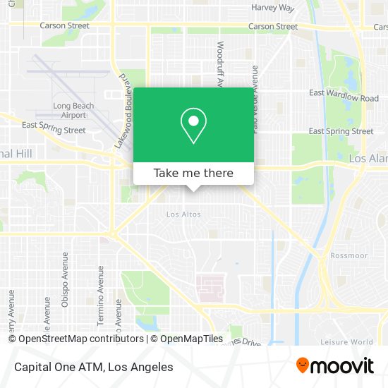 Capital One ATM map