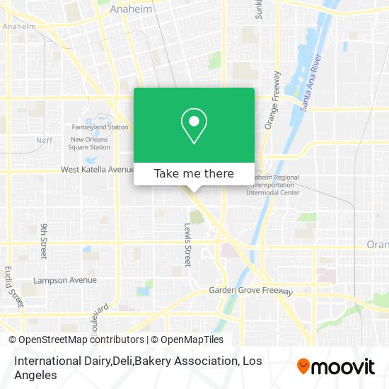 Mapa de International Dairy,Deli,Bakery Association