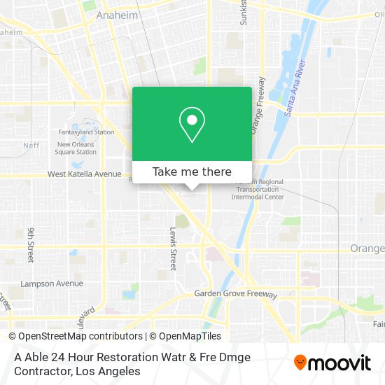 A Able 24 Hour Restoration Watr & Fre Dmge Contractor map