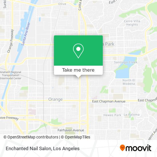 Enchanted Nail Salon map