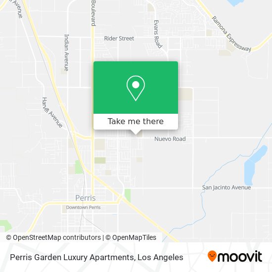 Perris Garden Luxury Apartments map