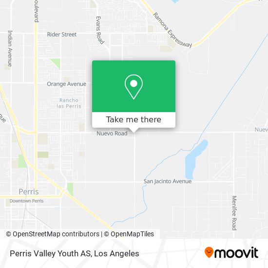 Perris Valley Youth AS map