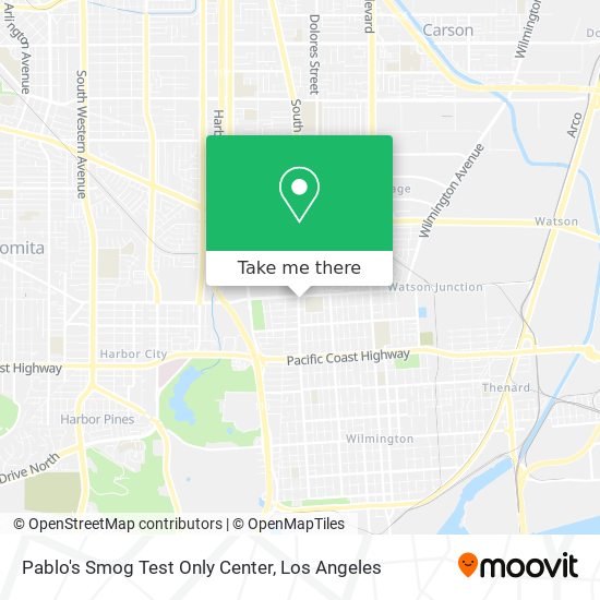 Pablo's Smog Test Only Center map