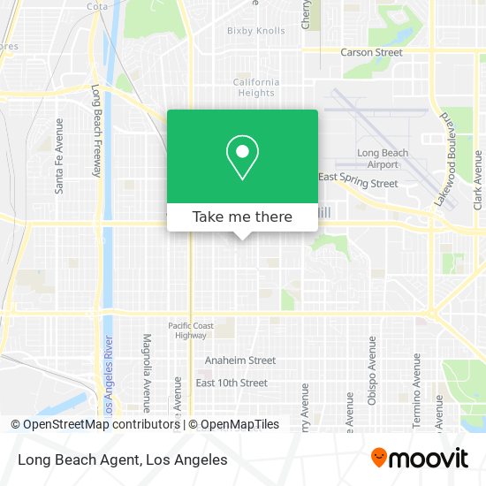 Mapa de Long Beach Agent