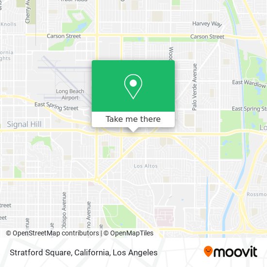 Mapa de Stratford Square, California