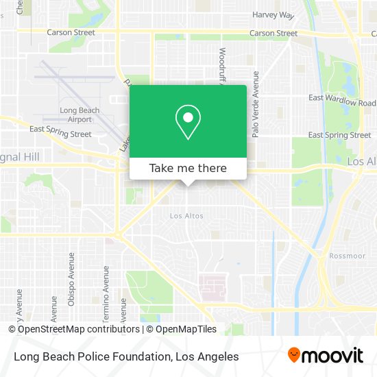 Mapa de Long Beach Police Foundation