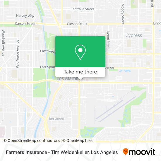 Mapa de Farmers Insurance - Tim Weidenkeller