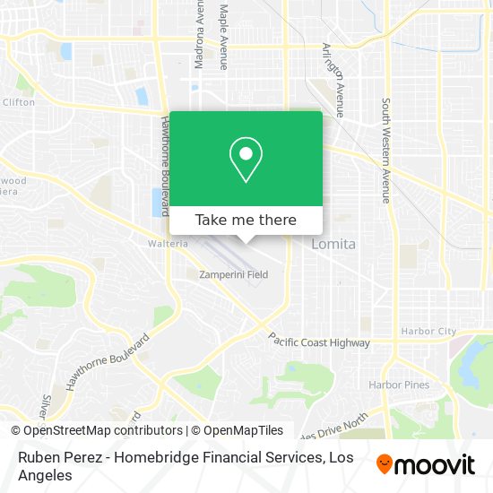 Mapa de Ruben Perez - Homebridge Financial Services