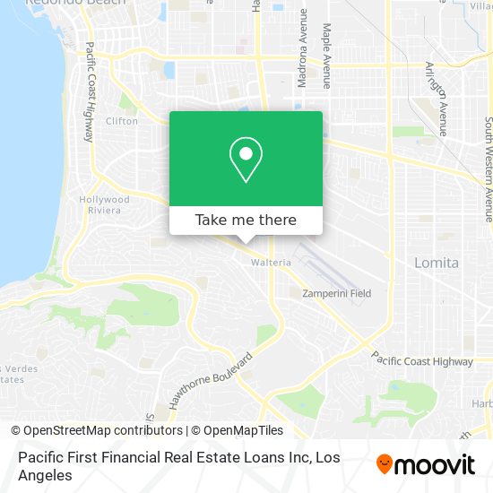 Pacific First Financial Real Estate Loans Inc map