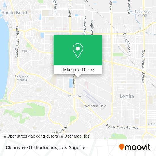 Clearwave Orthodontics map